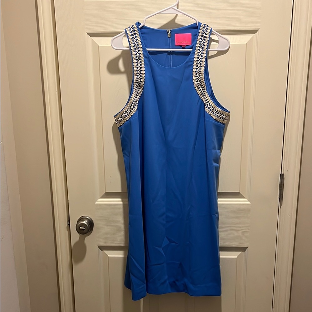 Lilly Pulitzer Elegant Blue Sleeveless Dress